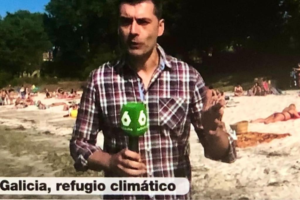 Apartament Refugio Climatico En Finisterre Frente A La Playa Zewnętrze zdjęcie
